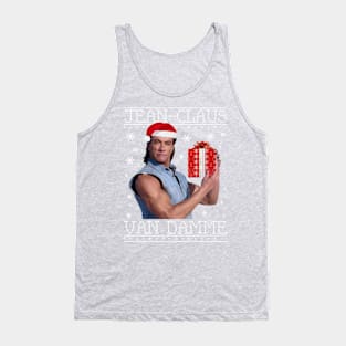 Jean Claus Van Damme Christmas Knit Tank Top